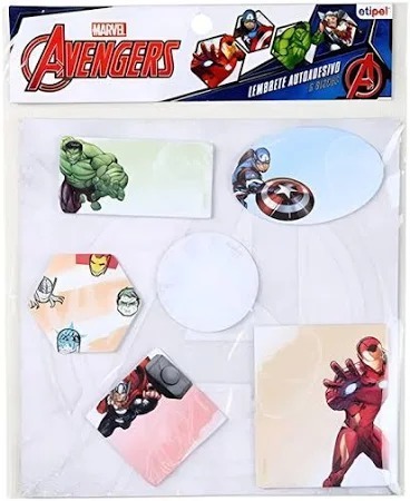 BLOCO ADESIVO AVENGERS